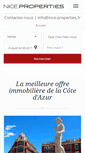 Mobile Screenshot of nice-properties.fr