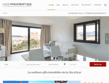 Tablet Screenshot of nice-properties.fr